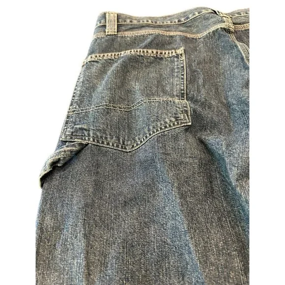 Levi Strauss Signature Workwear Carpenter Blue Jeans Sz 42x30 Vintage - Picture 11 of 12